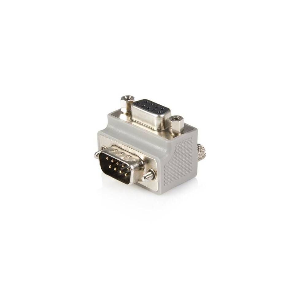 Startech.com Right Angle Db9 To Db9 Serial Cable Adapter Type 2 - M/F