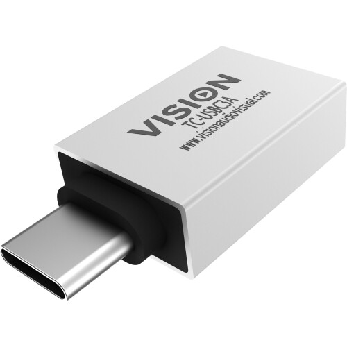 Vision TC-USBC3A USB-A USB-C White cable interface/gender adapter