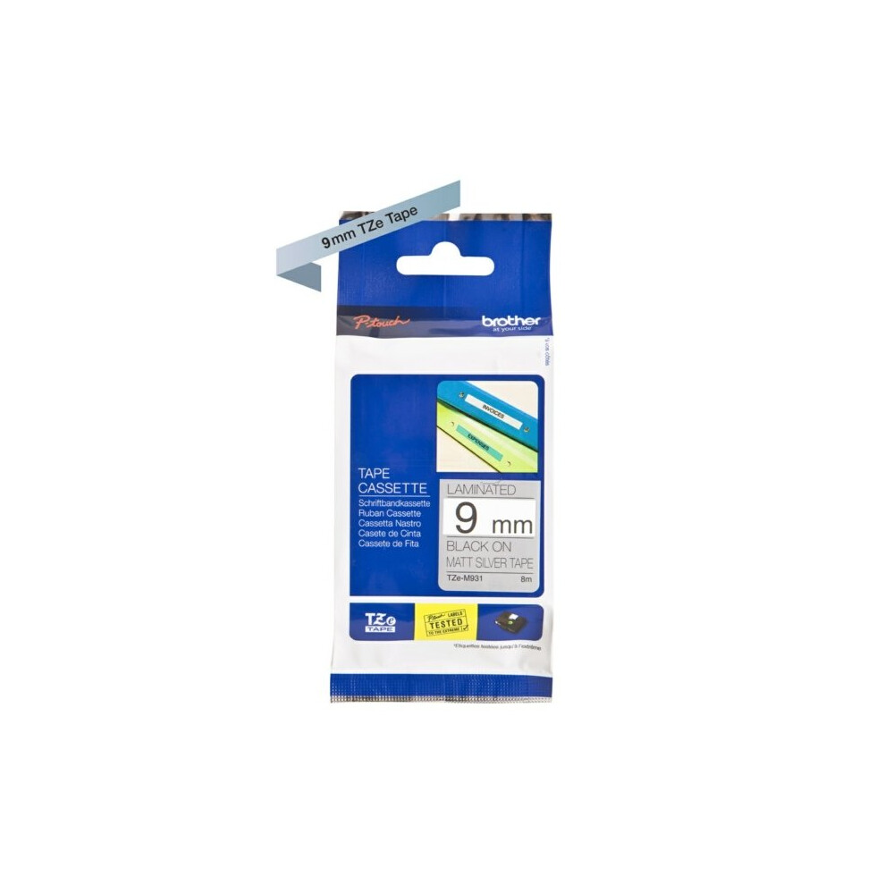 Brother TZE-M921 P-Touch Ribbon, 9mm x 8m