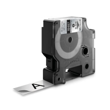 DYMO 19mm RHINO Permanent Polyester Black on grey D1 label-making tape