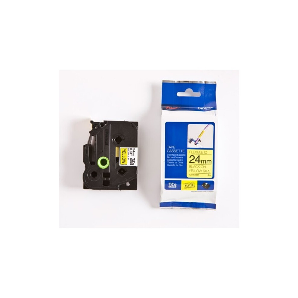 Brother TZE-FX651 P-Touch Ribbon, 24mm x 8m