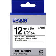 Epson C53S654021 (LK-4WBN) Ribbon, 12mm x 9m