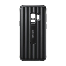 Samsung Protective Cover Case with Flip-Out Stand for Galaxy S9 - Black - EF-RG960CBEGWW