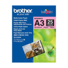 Carta per stampante a getto d'inchiostro Brother Z-Direct BP60MA3 - A3 - Opaca - Brother - 25 fogli