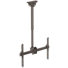 STARTECH Support plafond court pour télévision à écran plat VESA de 37" à 75" - Support écran multidirectionnel - Acier robuste