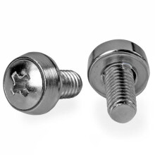 StarTech.com M6 x 12mm - Schroeven - 100 Pack - M6 Montage Schroeven voor Server Rack & Kabinet , TAA (CABSCREWSM62)