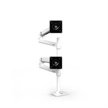 Ergotron LX Series Dual Stacking Arm 40 Clamp White