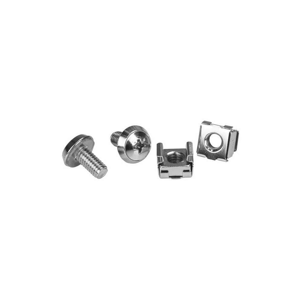 StarTech.com 100 Pkg M6 Mounting Screws and Cage Nuts for Server Rack Cabinet