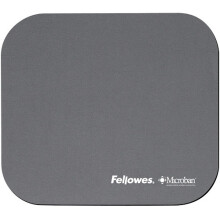 Fellowes Microban Mouse Pad Silver Silver