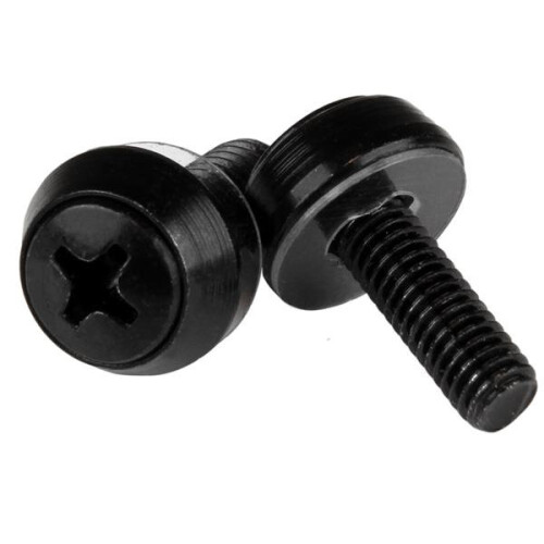 StarTech.com StarTech.com M5 x 12mm - Mounting Screws - 50 Pack, Black