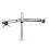 Fellowes Fellowes 8042901 27  Silver flat panel desk mount 1