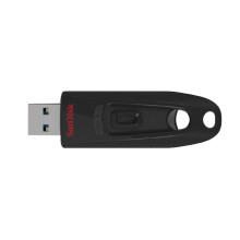 SanDisk Ultra USB 3.0 Flash Drive 256GB (SDCZ48-256G-U46) - 100MB/s, SecureAccess, USB 3.0/2.0, Black