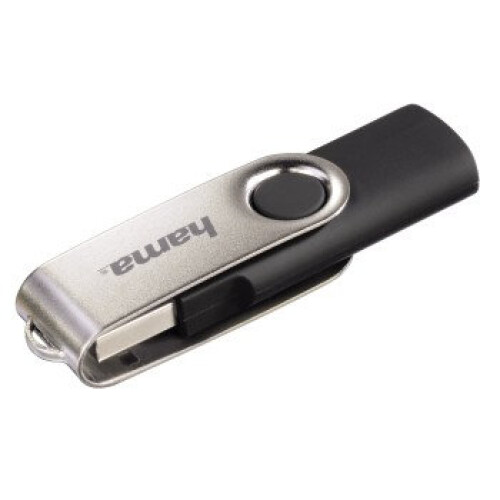 Hama Hama 16GB USB 2.0 16GB USB 2.0 USB Type-A connector Black, Silver USB flash drive