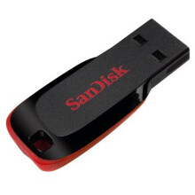 Sandisk Cruzer Blade 64GB 64GB USB 2.0 USB Type-A connector Black, Red USB flash drive
