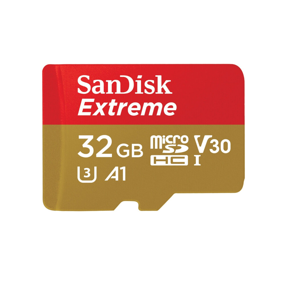 Sandisk Extreme 32Gb Microsdhc Uhs-I Class 10 Memory Card