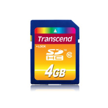 Transcend TS4GSDHC10 4GB SDHC Class 10 memory card