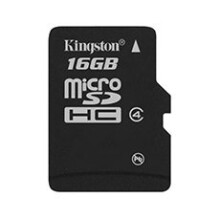 Kingston Technology 16Gb microSDHC 16GB MicroSDHC memory card