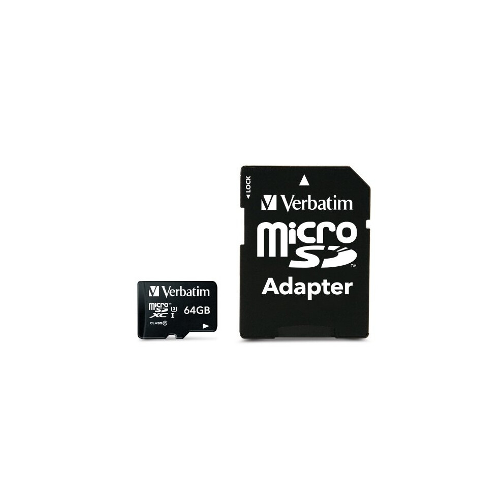 Verbatim Pro 64GB MicroSDXC UHS Class 10 memory card