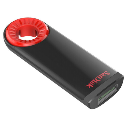 SanDisk Sandisk Cruzer Dial 32GB 32GB USB 2.0 USB Type-A connector Black, Red USB flash drive