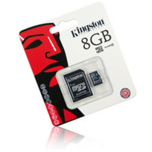 Kingston Kingston Technology 8GB microSDHC 8GB MicroSD Flash memory card