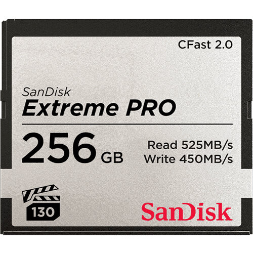 SanDisk Sandisk Extreme Pro 256GB CFast 2.0 memory card