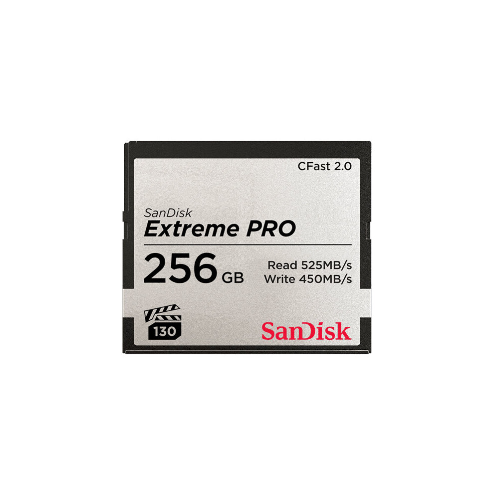 Sandisk Extreme Pro 256GB CFast 2.0 memory card