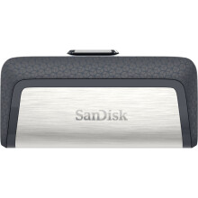 Sandisk Ultra Dual Drive USB Type-C 64GB 3.0 (3.1 Gen 1) USB Type-A connector USB Type-C connector Black, Silver USB flash drive