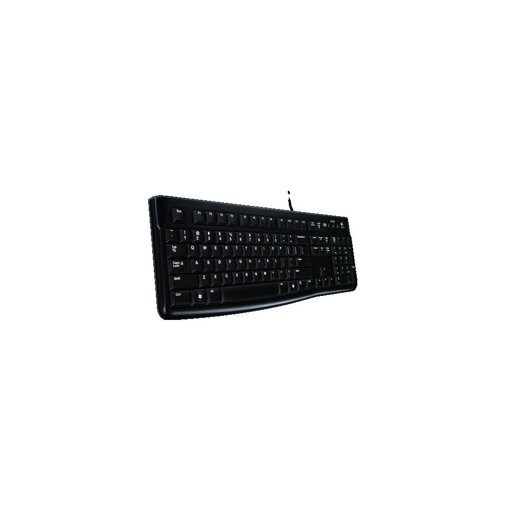 Logitech K120 Usb Qwerty Uk English Black