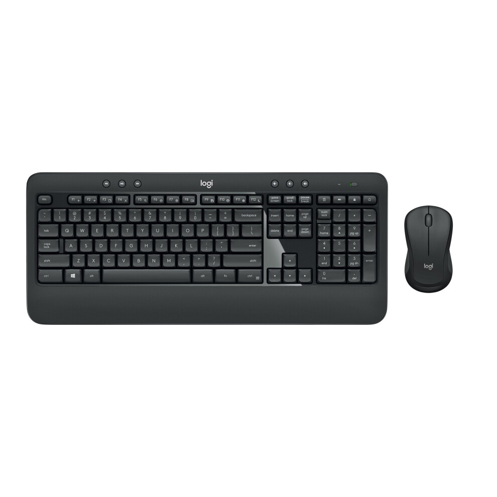 Logitech Mk540 Rf Wireless Qwerty Us International Black/White 5099206077461
