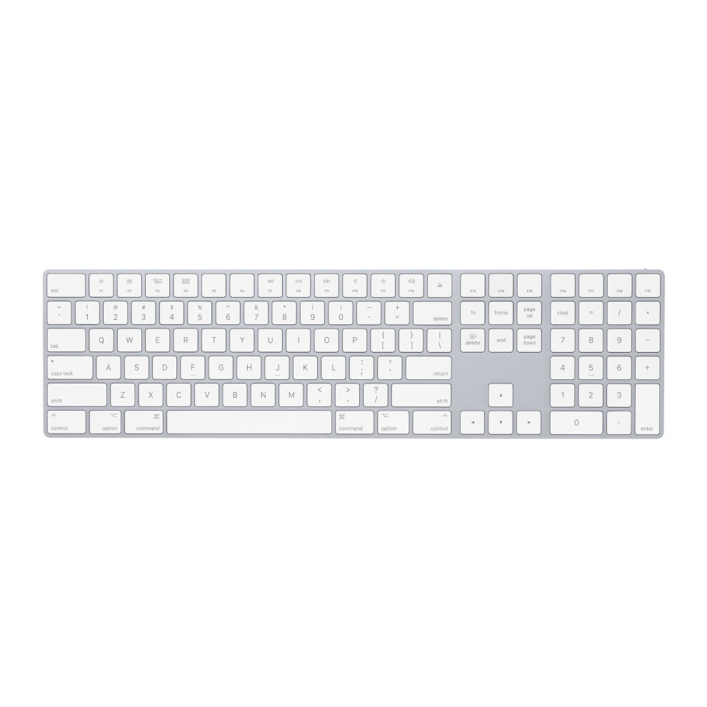 Apple Magic Keyboard with Numeric Keypad (International English) - Silver - MQ052Z/A
