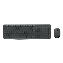 Logitech MK235 RF Wireless QWERTY Pan Nordic Black