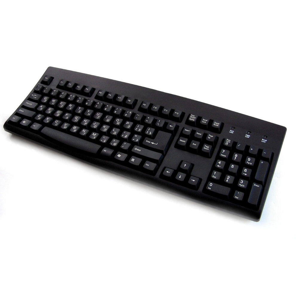 Accuratus Kybac260up-Bkjp Usb + Ps/2 Qwerty Japanese Keyboard Black 5060055463682