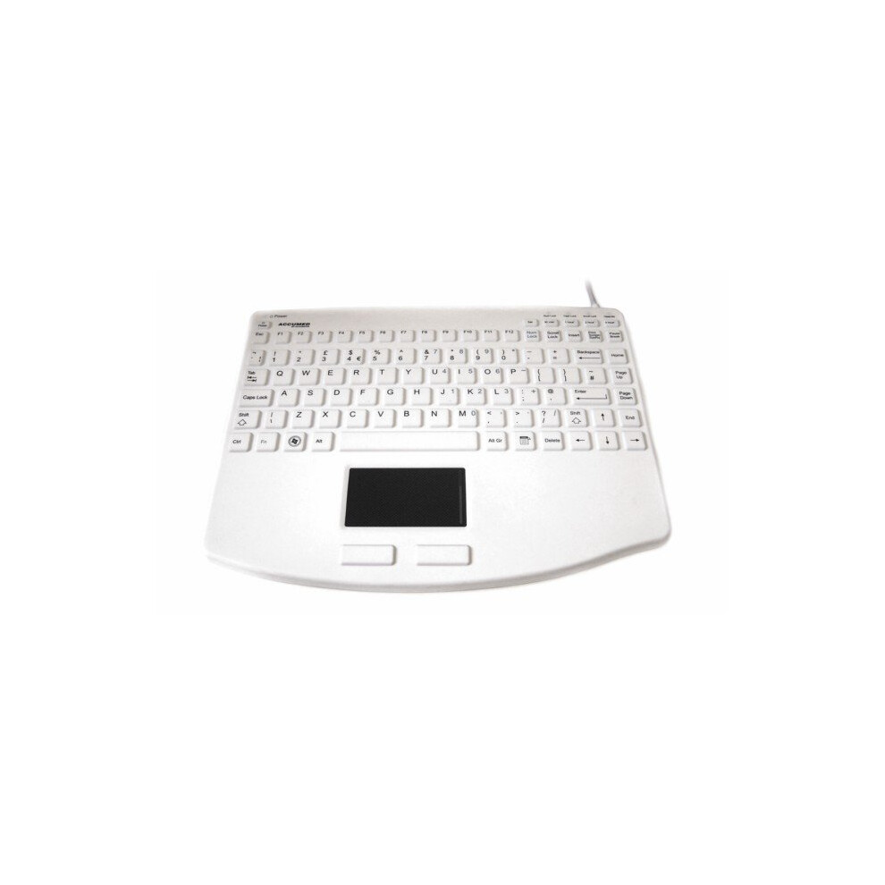 Accuratus Kybna-Sil540cv2w Usb Qwerty English Keyboard White 5060055464825