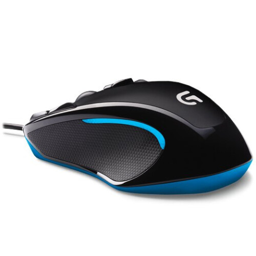 Logitech Logitech G300s USB Optical Mouse | 2500DPI Right-hand Black & Blue 2