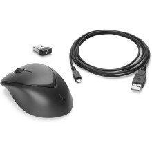 HP Wireless Premium Mouse RF Wireless Laser 1200DPI Ambidextrous Black mice