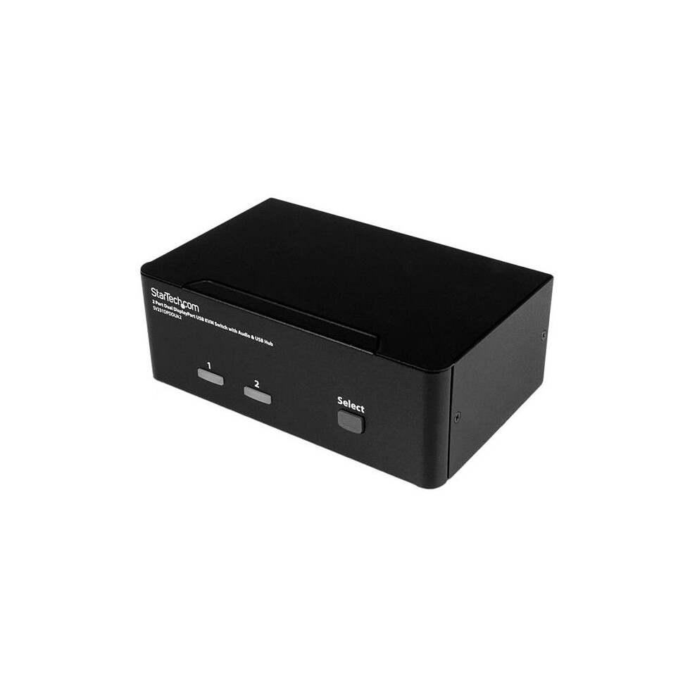 StarTech.com SV231DPDDUA2 Black KVM switch