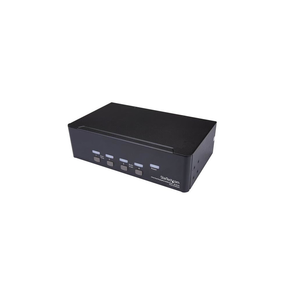 StarTech.com 4-Port Dual DisplayPort KVM Switch - 4K 60Hz