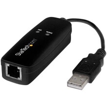 Modem fax USB extern - STARTECH - 56K - V.92 - USB 2.0 - ITU-T V.17, V.29, V.27