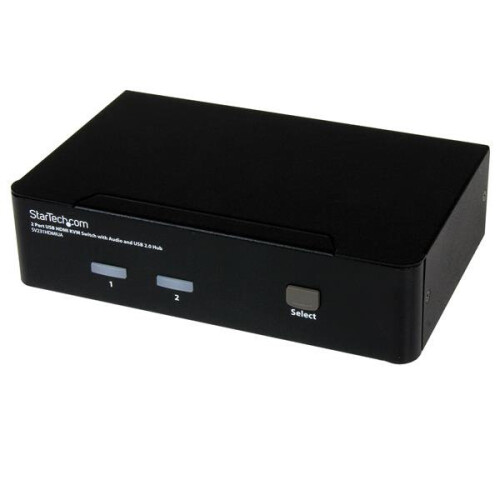 StarTech.com StarTech.com Switch KVM HDMI USB 2 porte con audio e hub USB 2.0 (SV231HDMIUA)