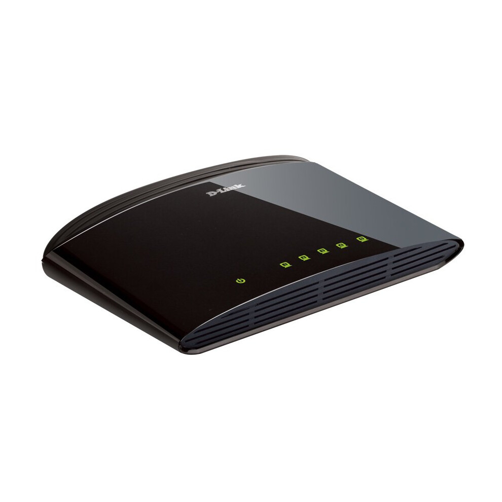 D-Link DES-1005D Unmanaged network switch Fast Ethernet (10/100) Black