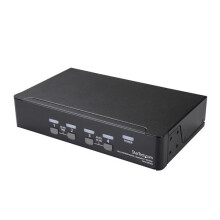 Conmutador KVM DisplayPort 4K 60Hz de 4 puertos con concentrador USB 2.0 incorporado - STARTECH