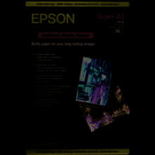 EPSON Papier 50 feuilles Mat Archival - A3+ 189g/m² - 32,9 x 48,3 cm - Compatibles : SureColor SC-T7200D, SureColor SC-T7200...