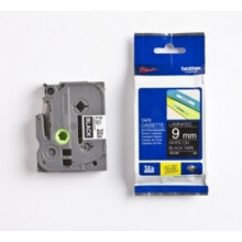 Cinta de etiquetadora laminada Brother P-TOUCH TZE-325 - 9mm - Blanco sobre negro - Transferencia térmica