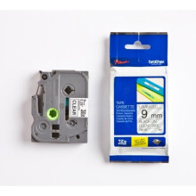 Cinta laminada Brother TZE121 - Negro sobre transparente - 8m x 9mm