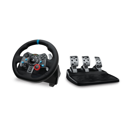 Logitech G29 Steering wheel + Pedals PC, PlayStation 4, Playstation 3 Black