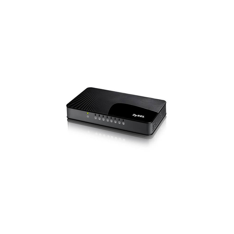 Zyxel Gs-108S V2 Unmanaged Gigabit Ethernet (10/100/1000) Black 4718937578818