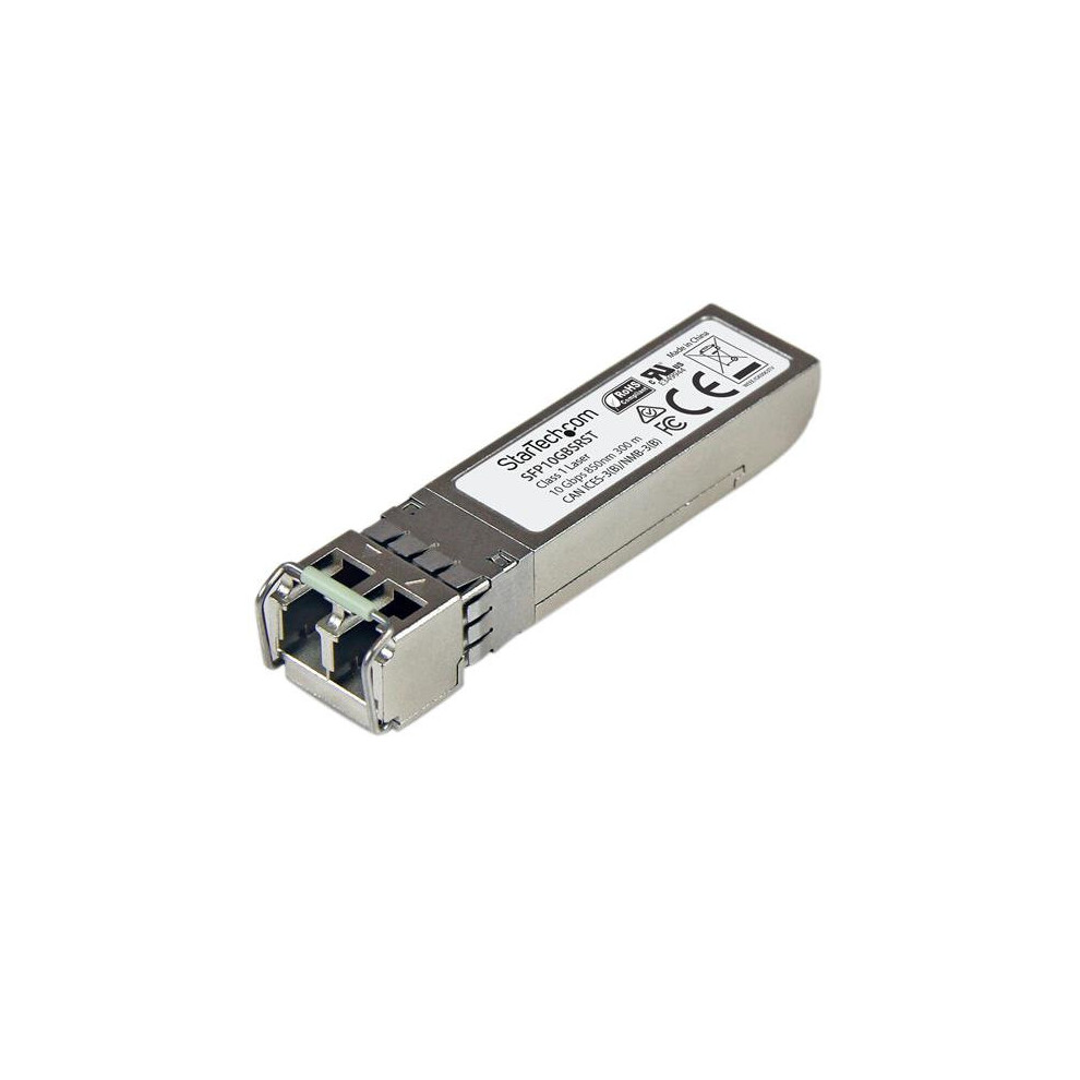 StarTech.com MSA Compliant 10 Gigabit Fiber SFP+ Transceiver Module - 10GBase-SR - MM LC - 300 m