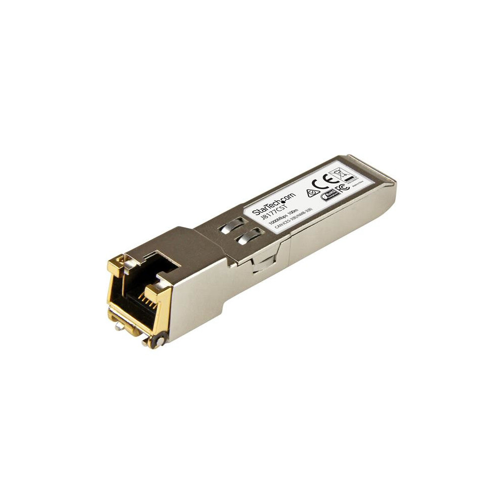 Startech.com Gigabit Rj45 Copper Sfp Transceiver Module - Hp J8177c Compatible