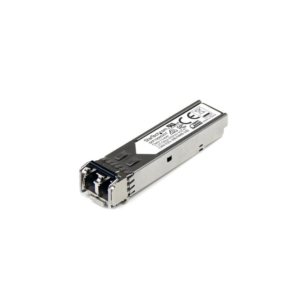 StarTech.com MSA Compliant Gigabit Fiber SFP Transceiver Module - 1000Base-SX - MM LC - 550 m