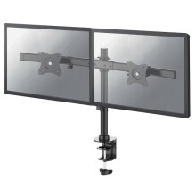 Platte schermsteun - NewStar - FPMA-DCB100DBLACK - Zwart - 2 schermen tot 68,6 cm - 10 kg Max